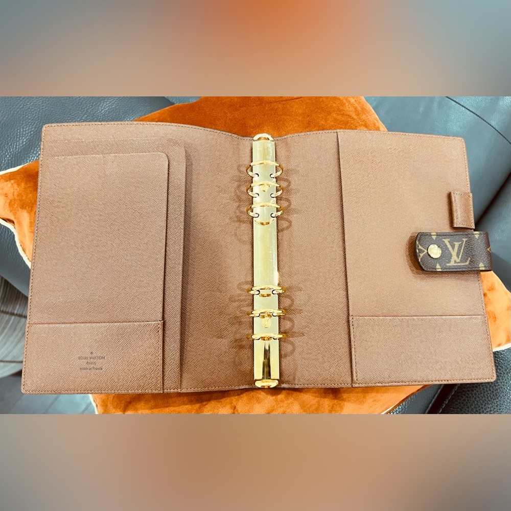 COPY - Authentic Louis Vuitton Monogram Agenda GM/ Large Ring Agenda Cover - Picture 14 of 16